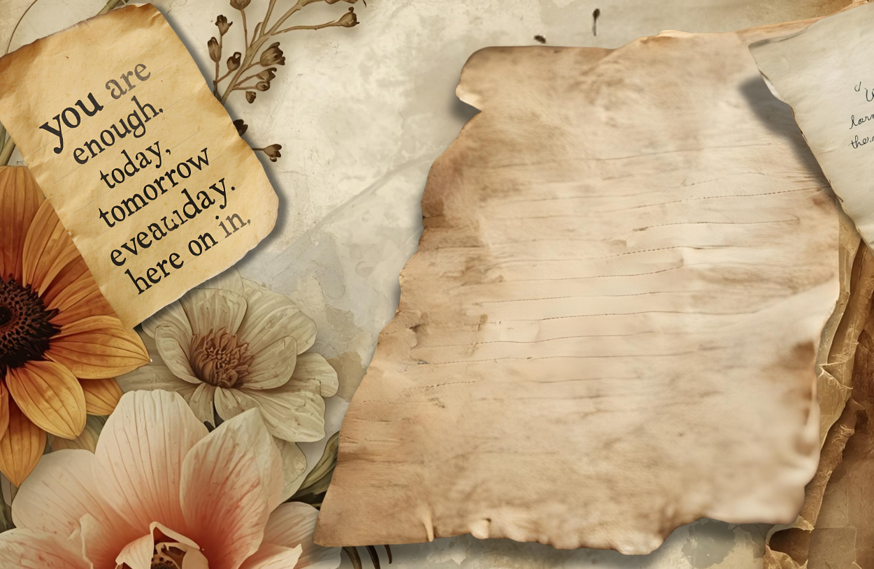 Whispers on Weathered Pages - Journal - 218 Pages