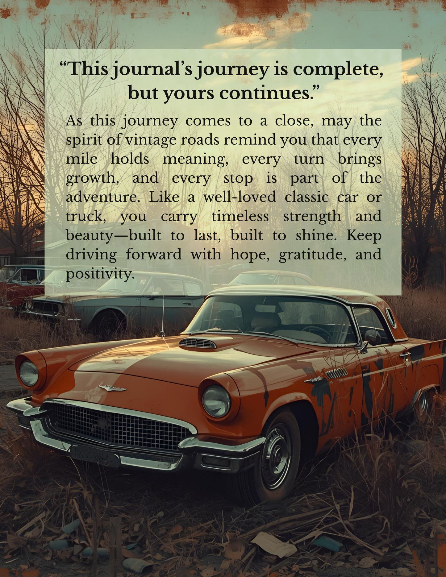 Miles Of Motivation Journal - Template Only