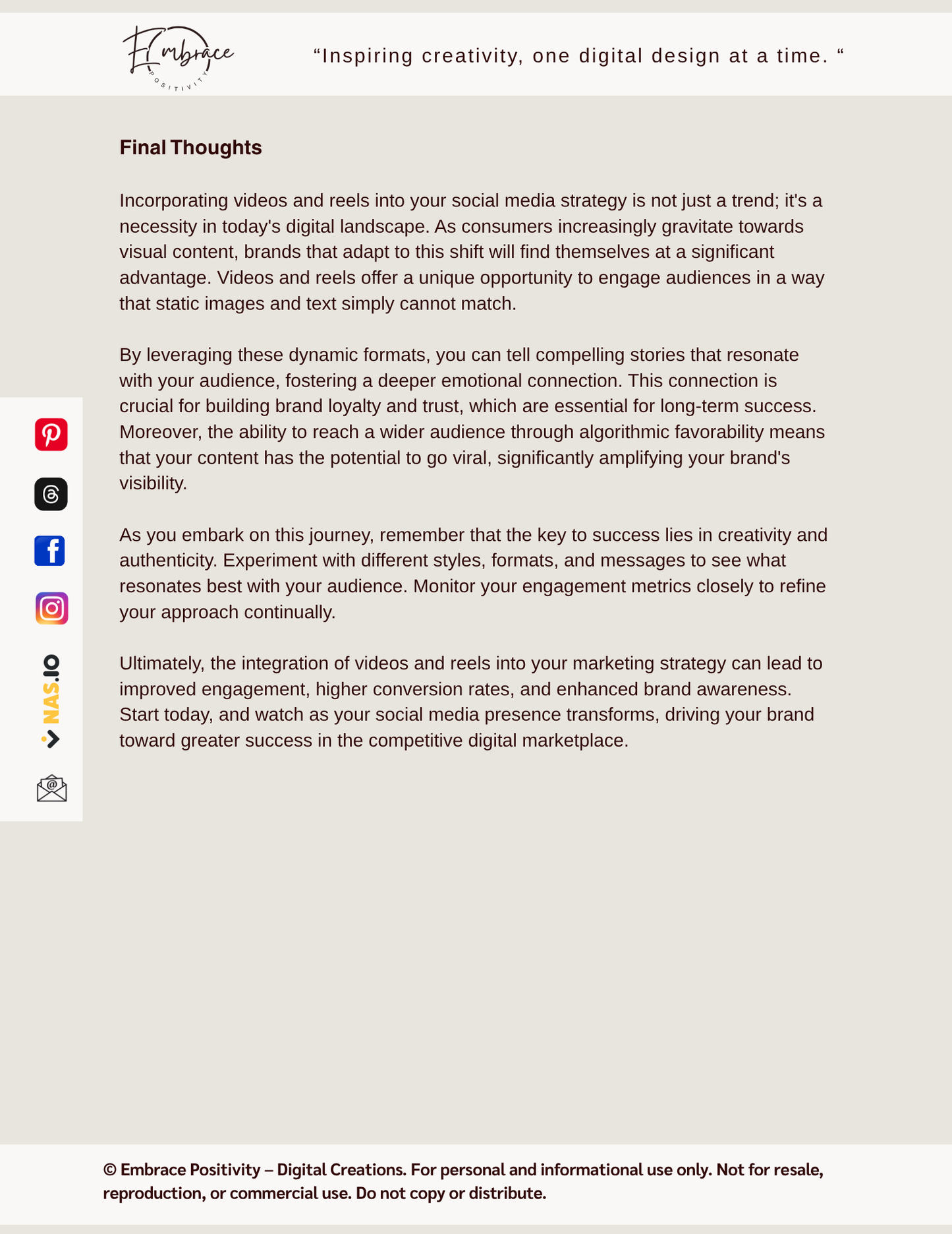 Harness the Power of Videos & Reels!