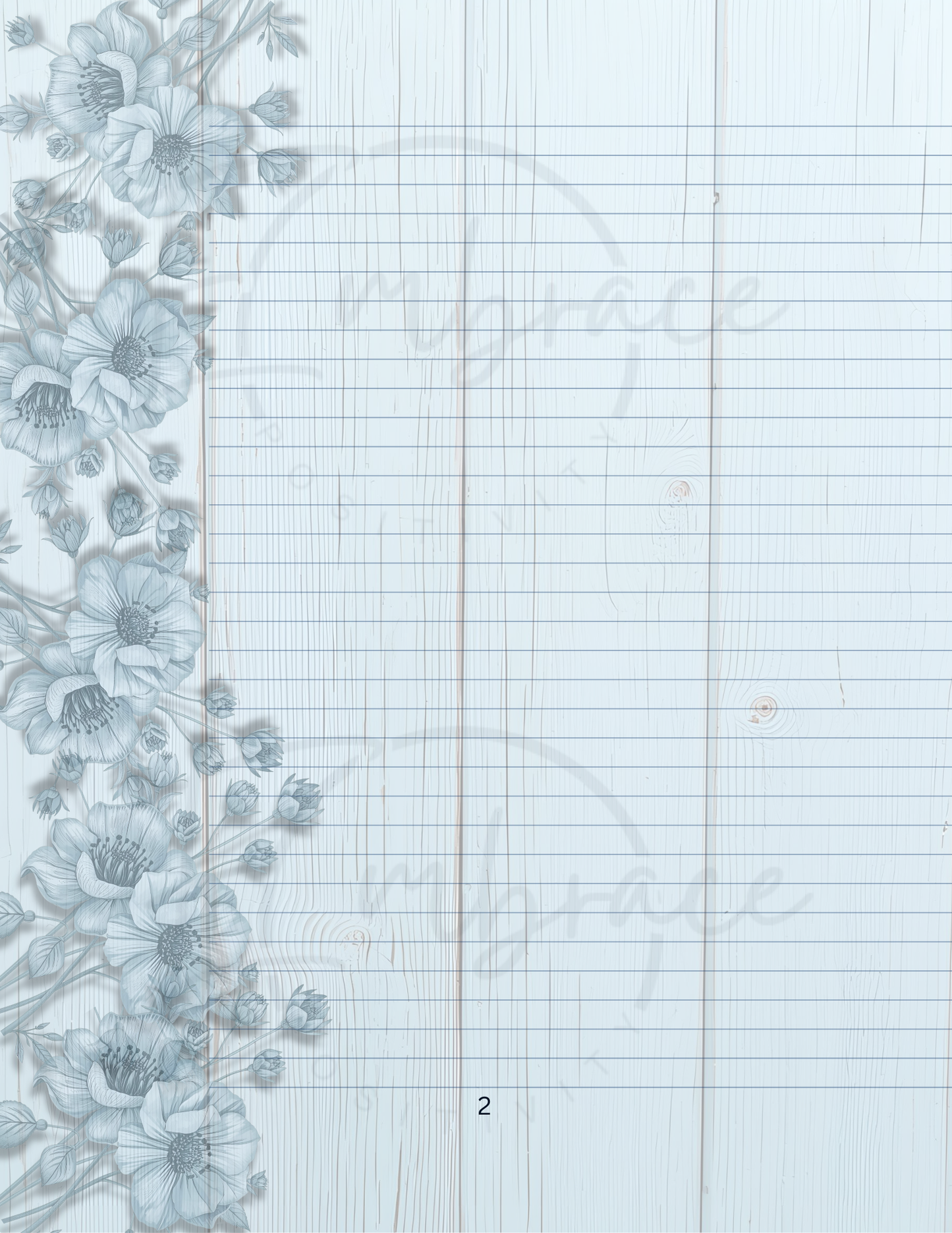 From Blue To Brighter Days Journal - Template Only