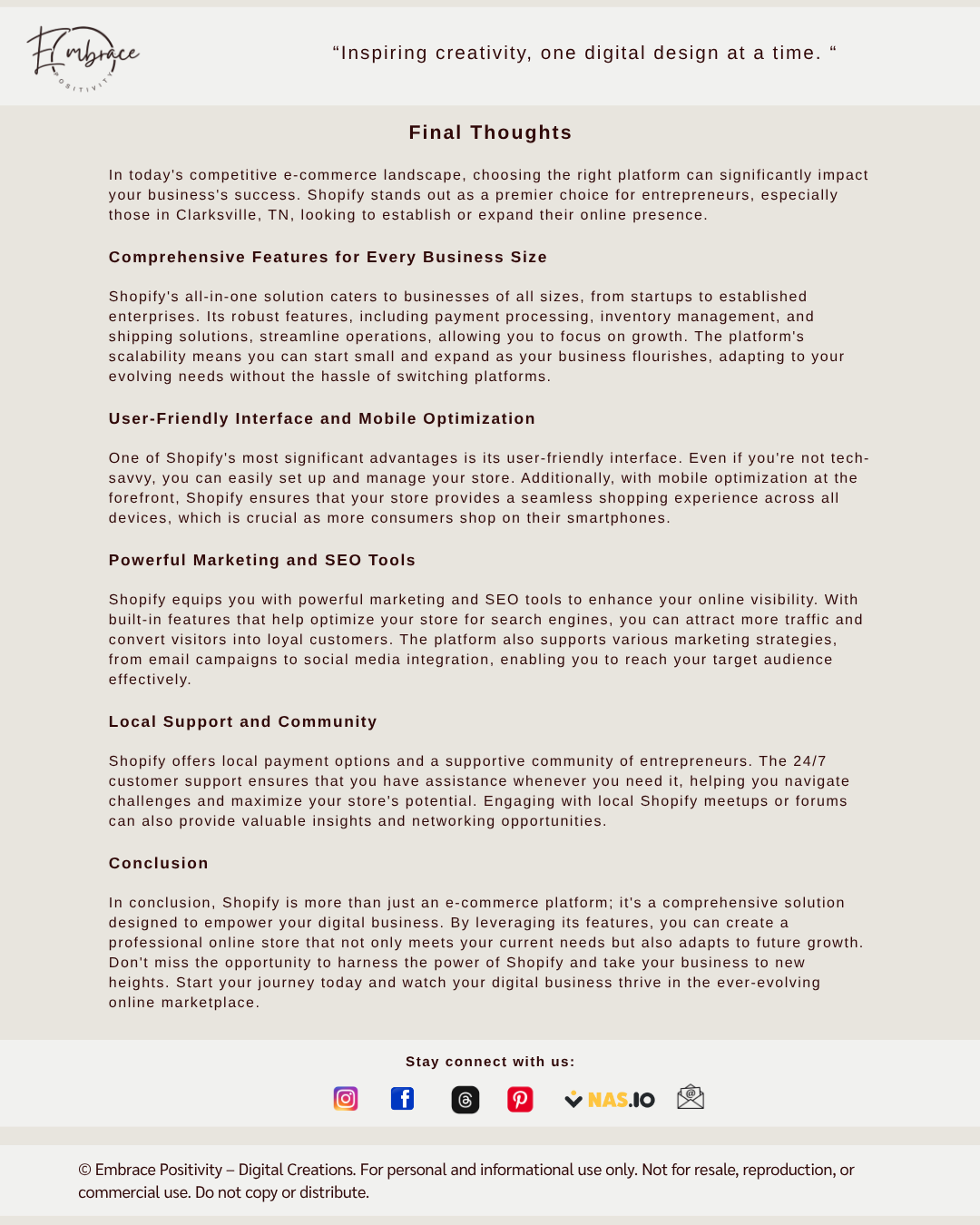 Unlock Your Digital Business Potential: Why Shopify is the Best Choice