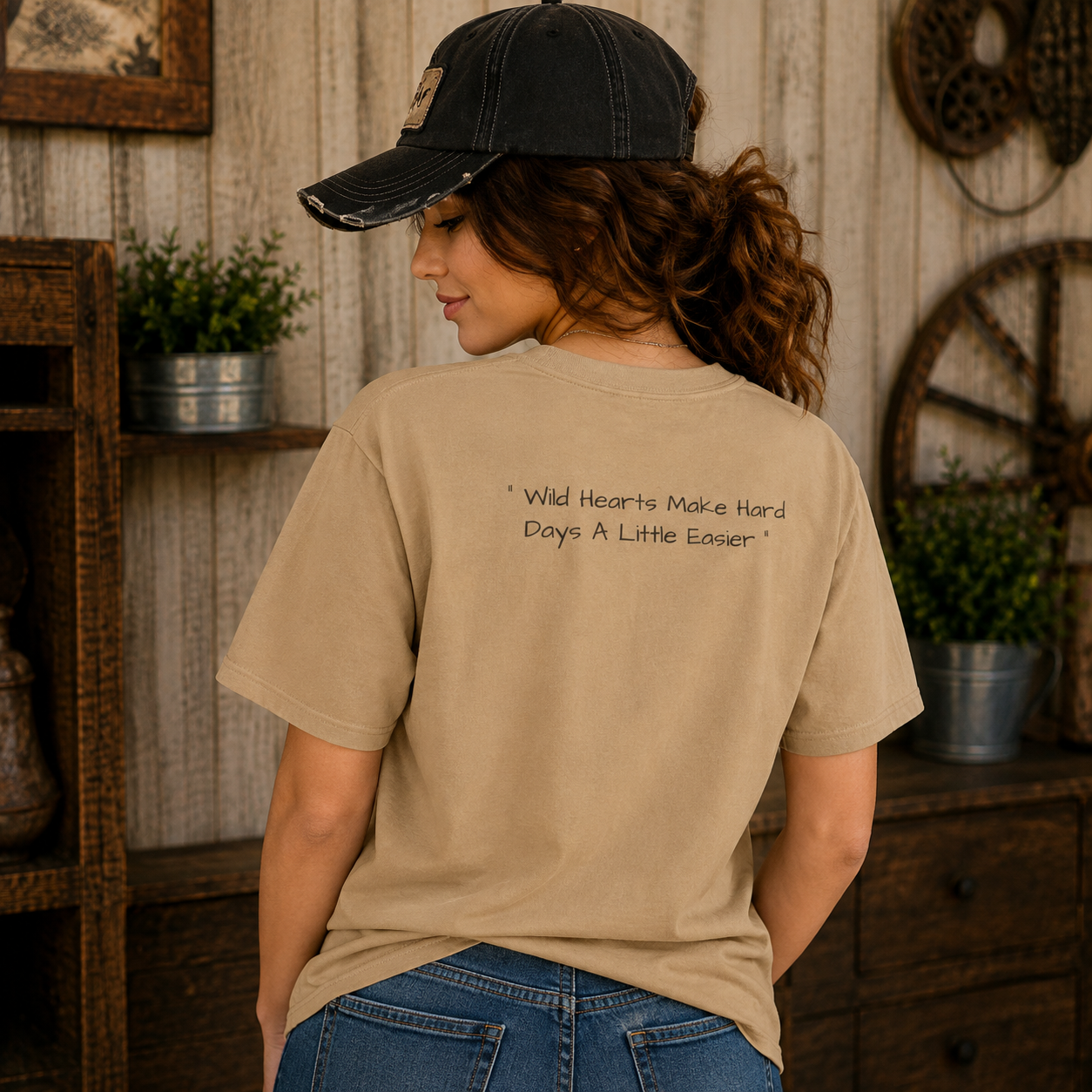 Embrace Positivity Tee  Vintage Nature Graphic T-Shirt