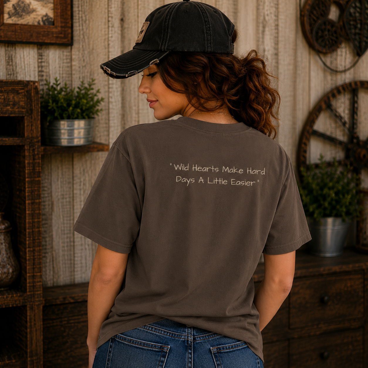 Embrace Positivity Tee  Vintage Nature Graphic T-Shirt