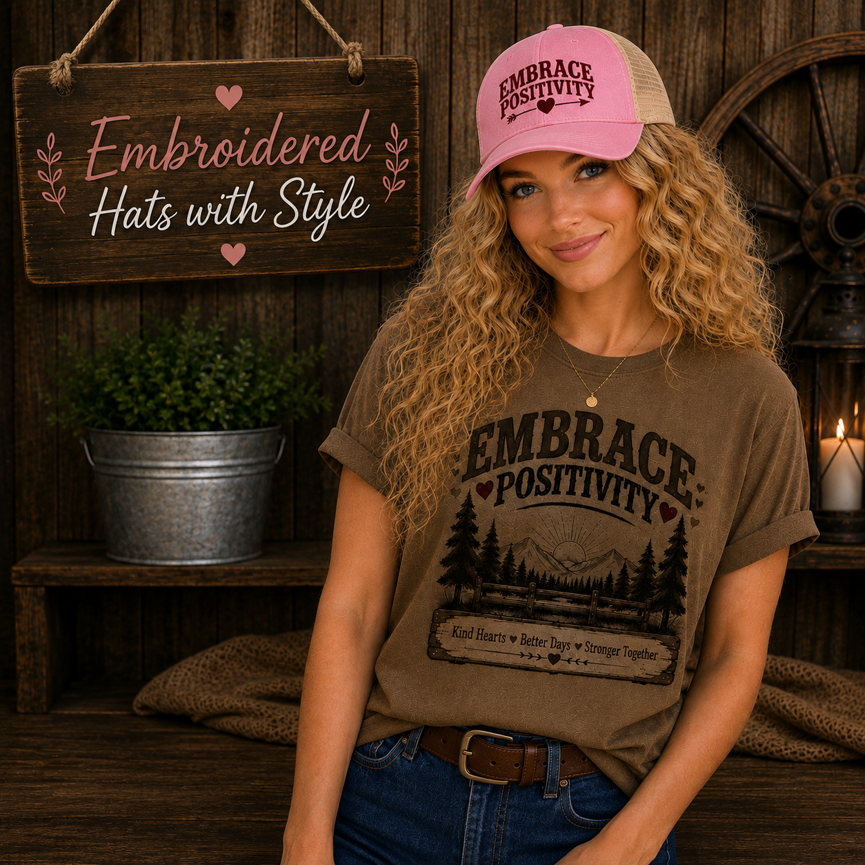 Women's Washed Mesh-Back Cap