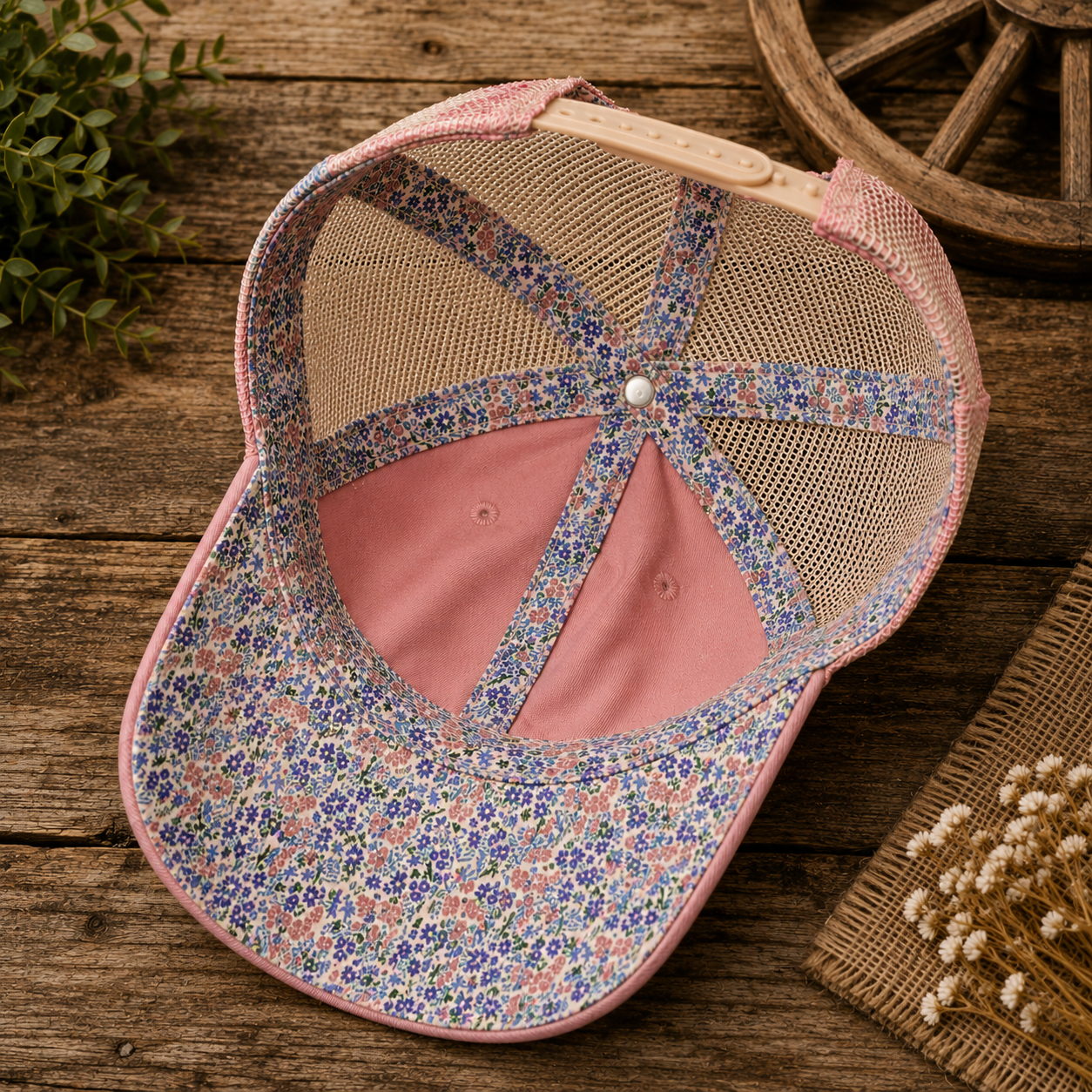 Women's Washed Mesh-Back Cap
