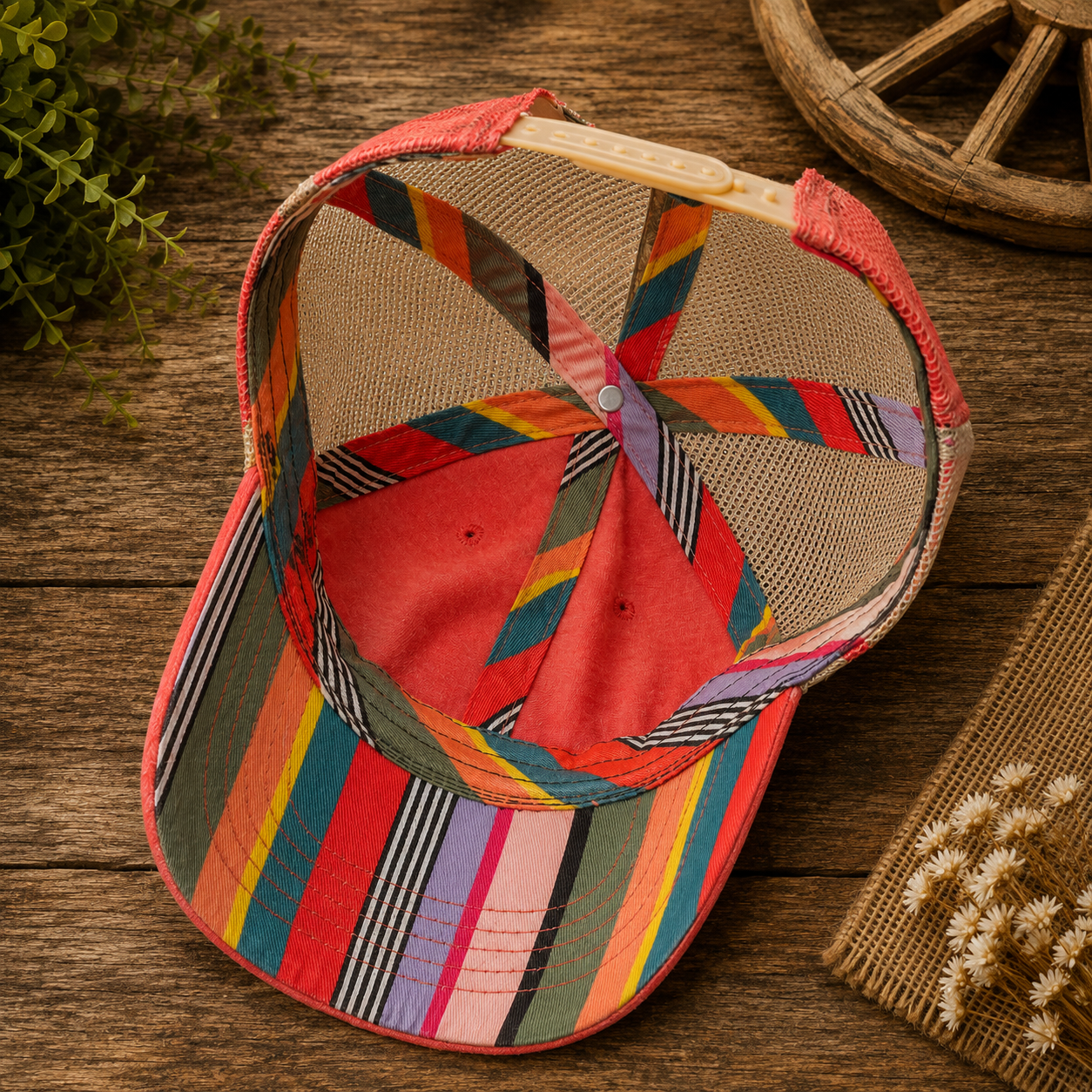 Women's Washed Mesh-Back Cap