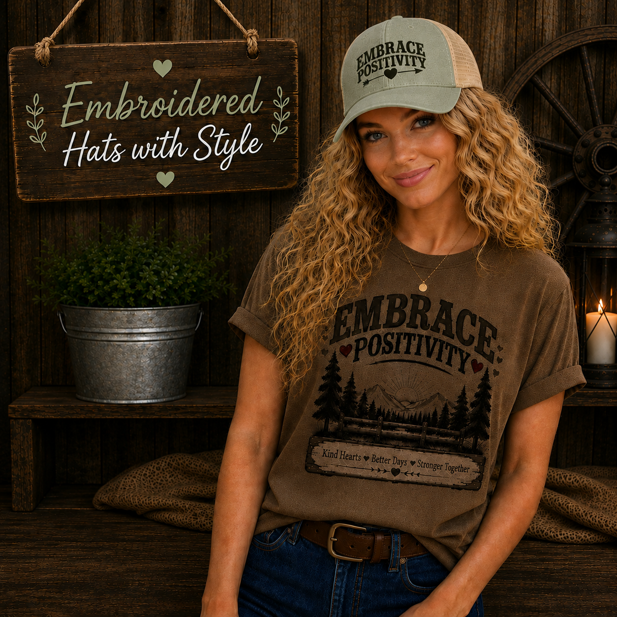 Women's Washed Mesh-Back Cap