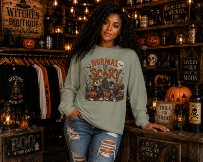 "Normal Is Scary" Long Sleeve Tee