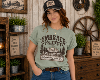 Embrace Positivity Nature Tee