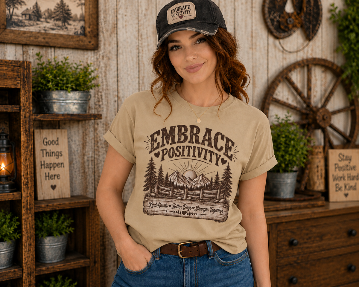 Embrace Positivity Nature Tee