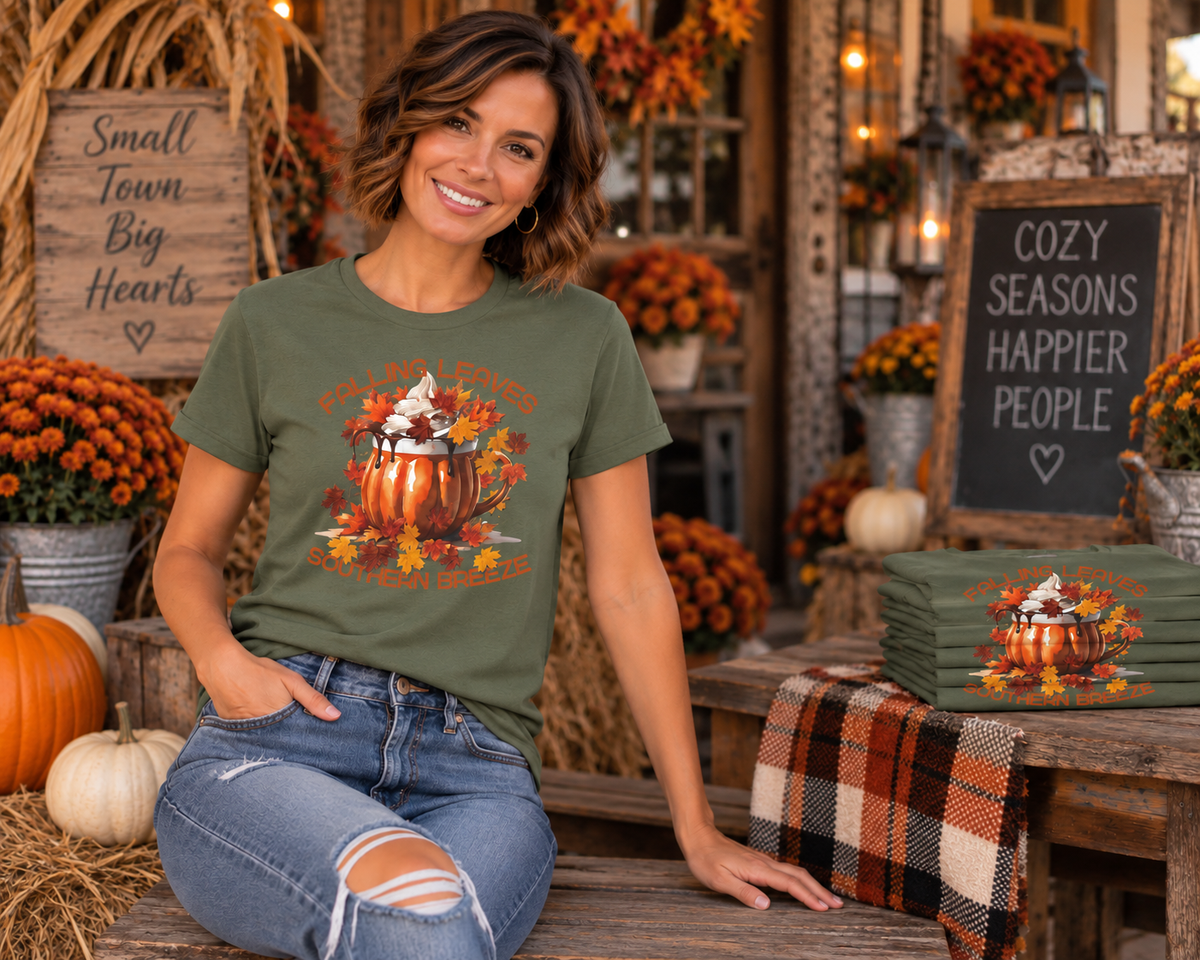 Falling Leaves Southern Breeze Tee