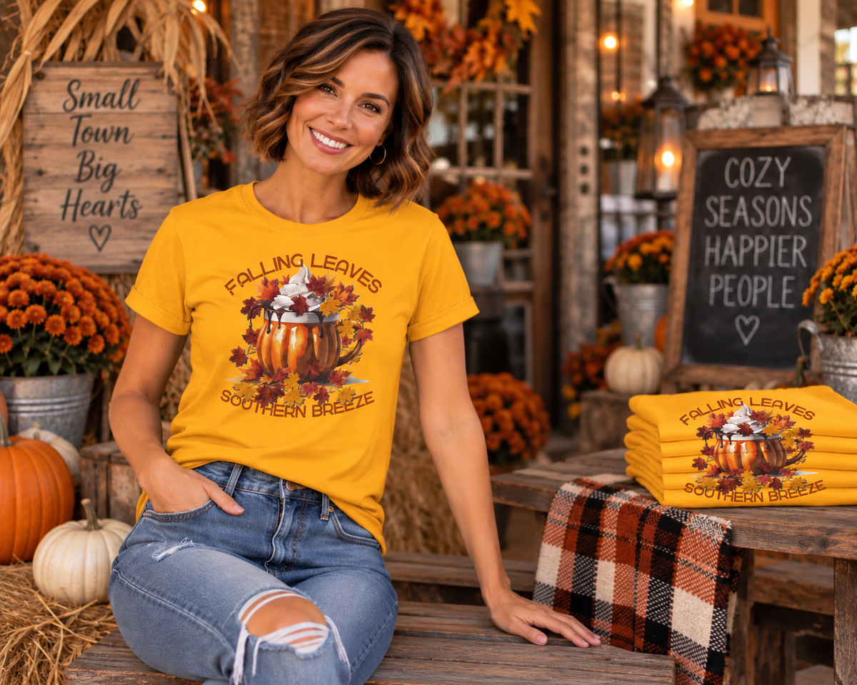 Falling Leaves Southern Breeze Tee