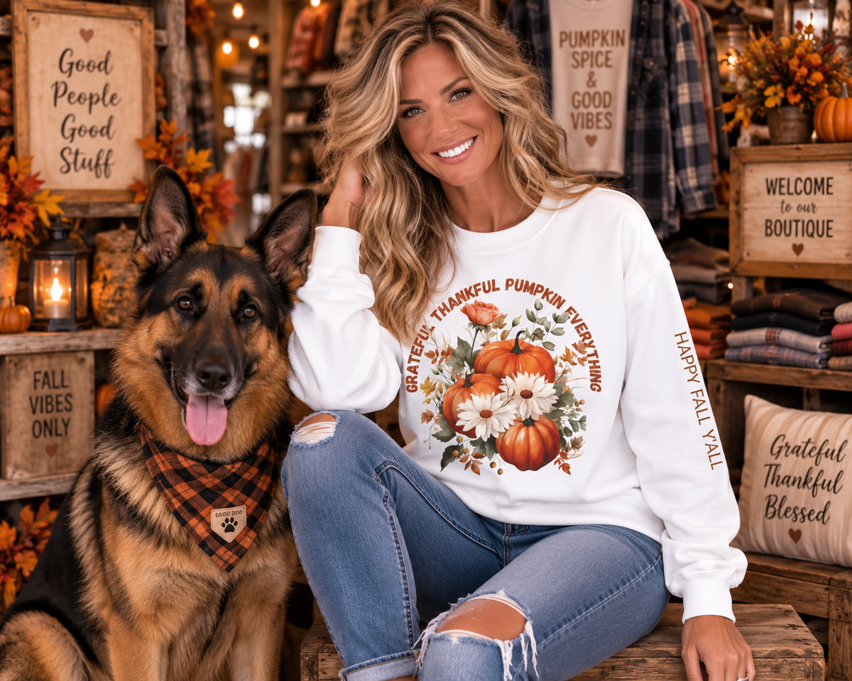 Grateful Pumpkin Everything Sweatshirt