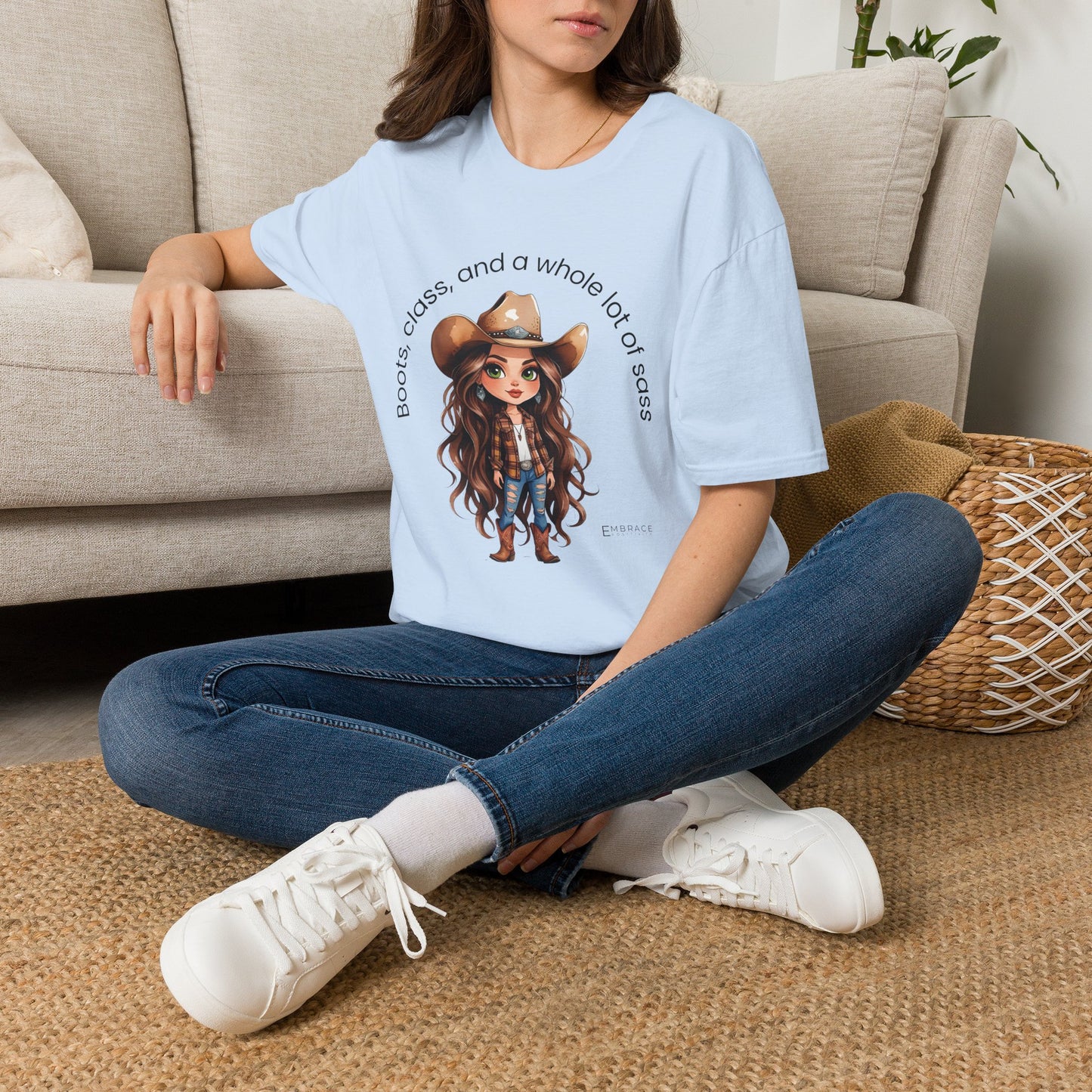 Cowgirl Graphic T-Shirt | Boots, Class & a Whole Lot of Sass Tee