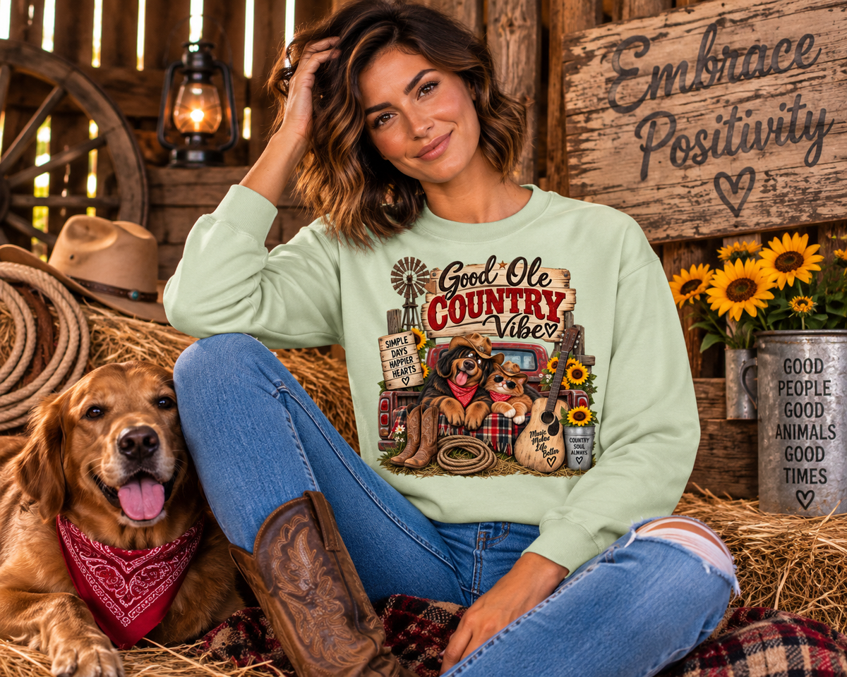 countryvibes,longsleevetee