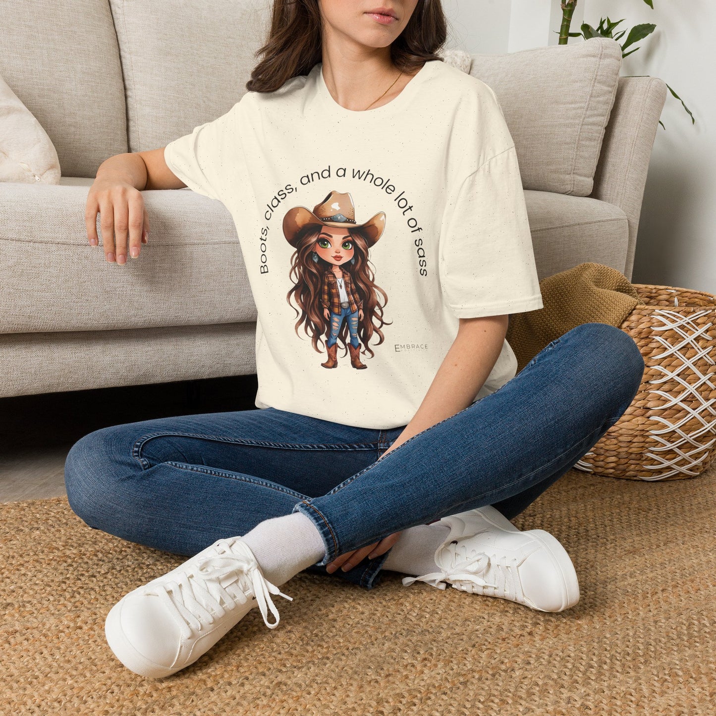 Cowgirl Graphic T-Shirt | Boots, Class & a Whole Lot of Sass Tee