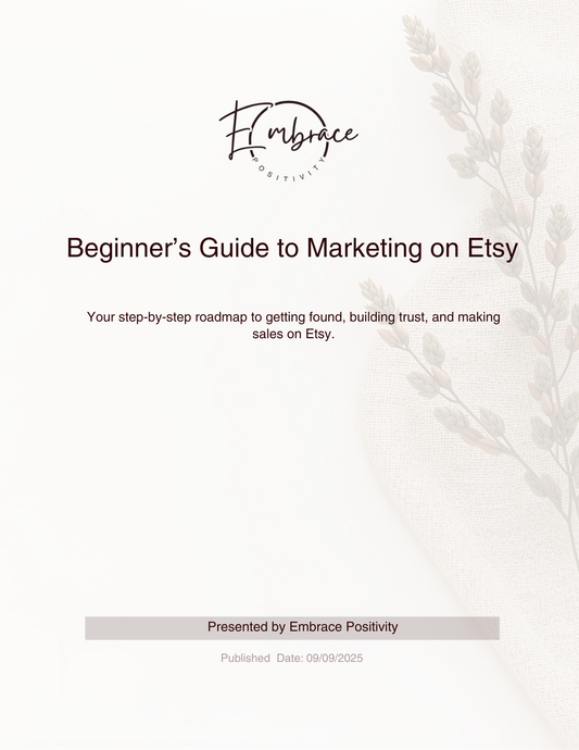 Beginners Guide to Marketing on ETSY