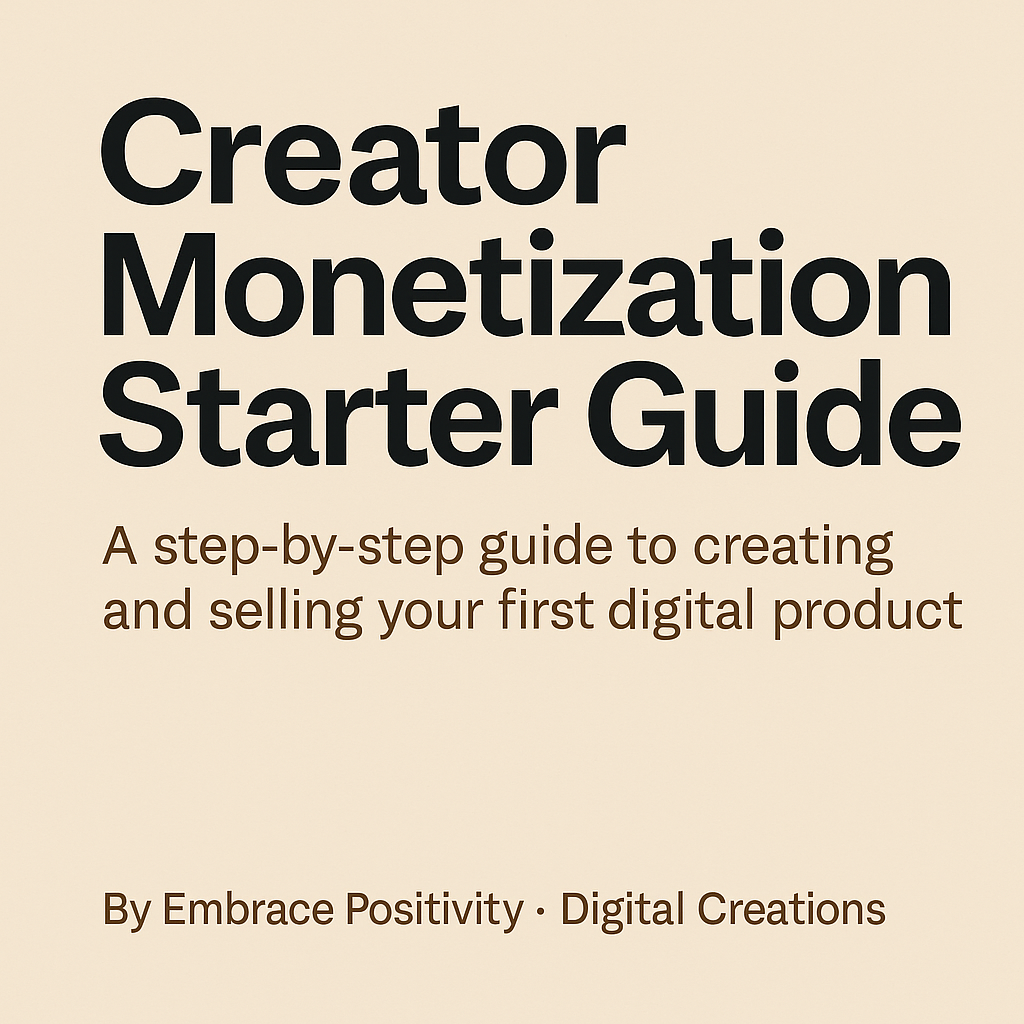 Not Knowing What to Sell or How to Monetize