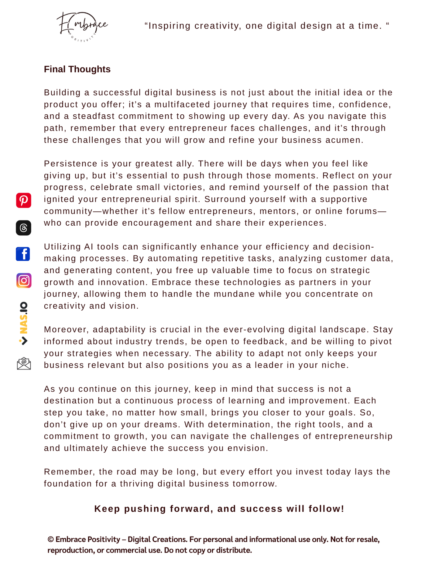 Don't Give Up on Your Digital Business: It Takes Time, Confidence, and Consistency