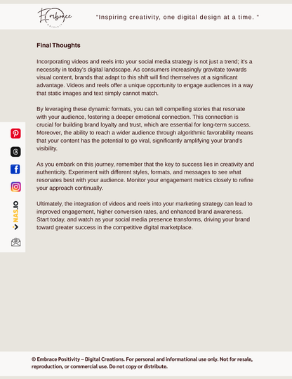 Harness the Power of Videos & Reels!