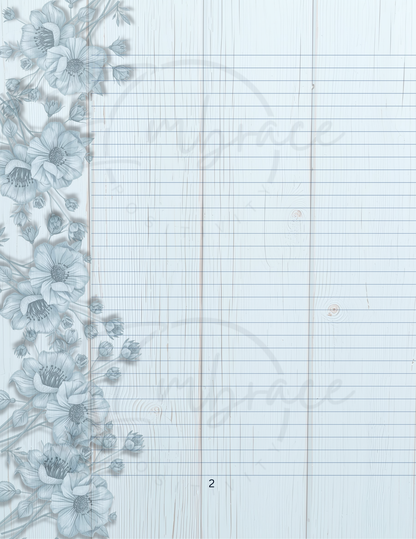 From Blue To Brighter Days Journal - Template Only