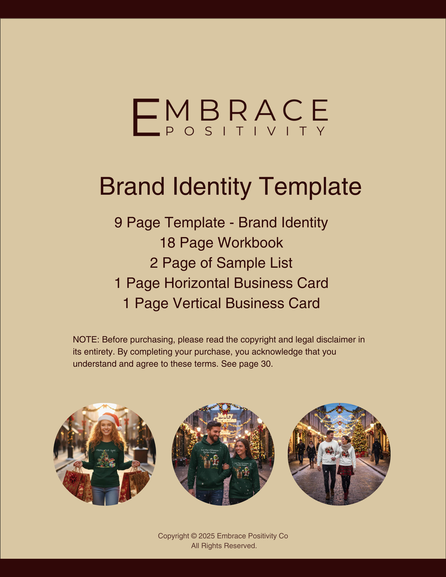 Brand Identity Canva Template with PLR – Resell - Includes 18 page Workbook