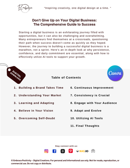 Don't Give Up on Your Digital Business: It Takes Time, Confidence, and Consistency