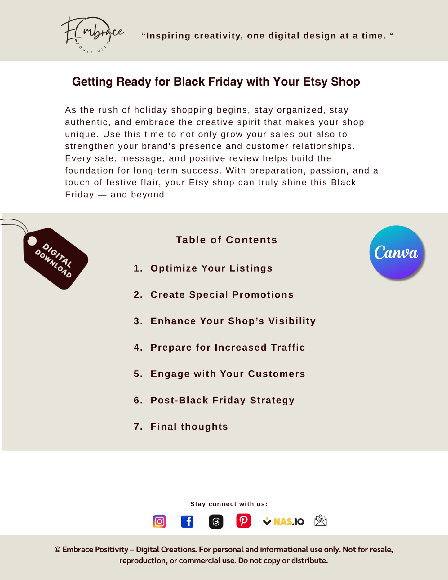 Getting Ready for Black Friday with Your Etsy Shop - Digital Guide