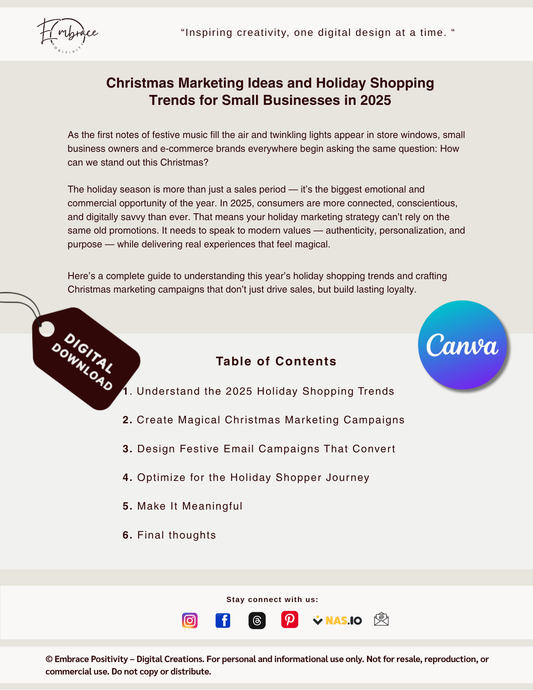 Christmas Marketing Ideas and Holiday Shopping Trends for Small Businesses in 2025