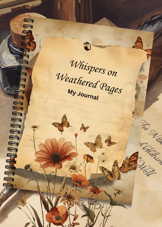 Whispers on Weathered Pages - Journal - 218 Pages