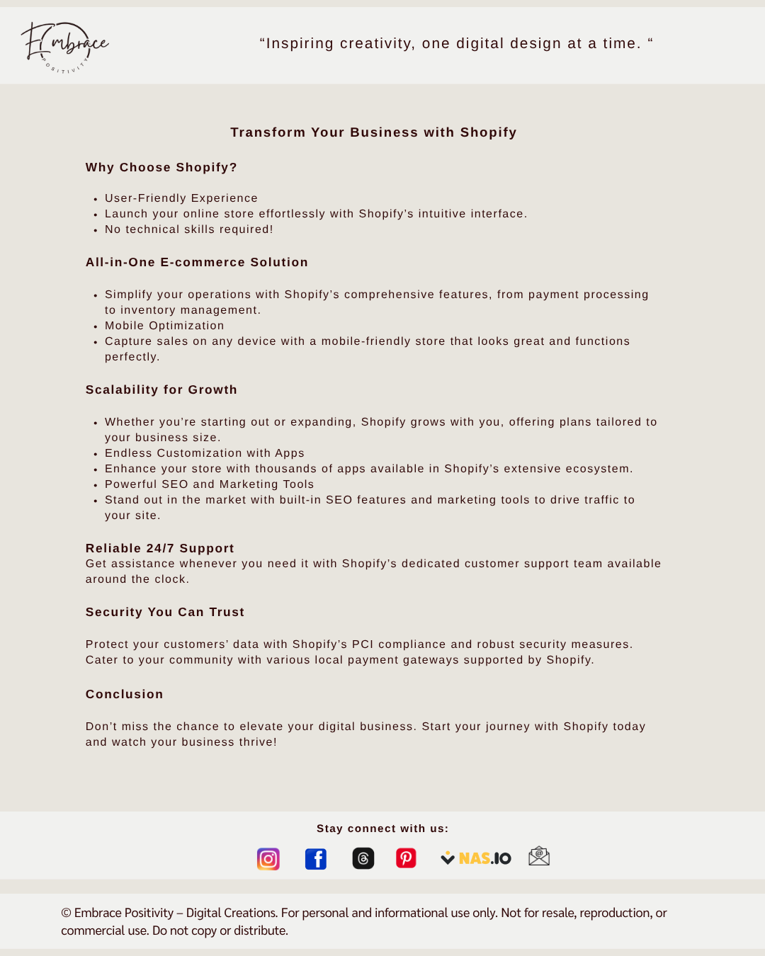 Unlock Your Digital Business Potential: Why Shopify is the Best Choice