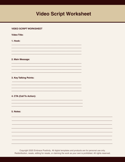 Brand Identity Canva Template with PLR – Resell - Includes 18 page Workbook