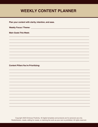 Brand Identity Canva Template with PLR – Resell - Includes 18 page Workbook