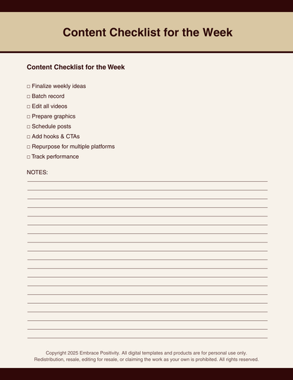 Brand Identity Canva Template with PLR – Resell - Includes 18 page Workbook