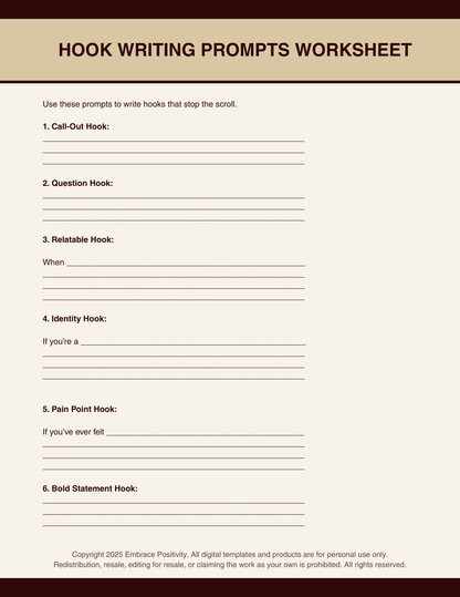 Brand Identity Canva Template with PLR – Resell - Includes 18 page Workbook