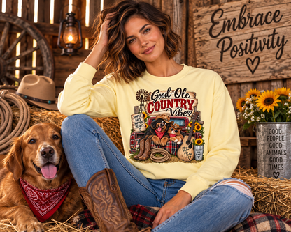 countryvibes,longsleevetee