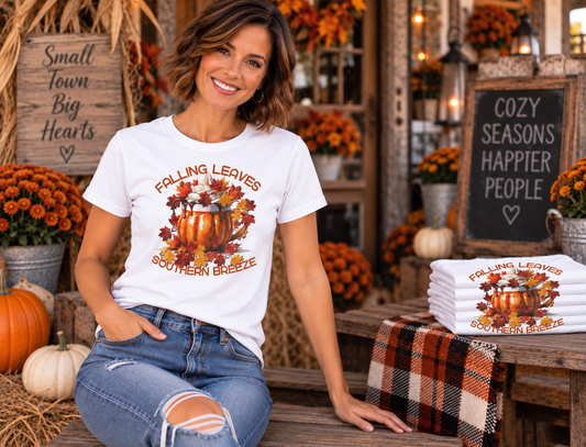 Falling Leaves Southern Breeze Tee