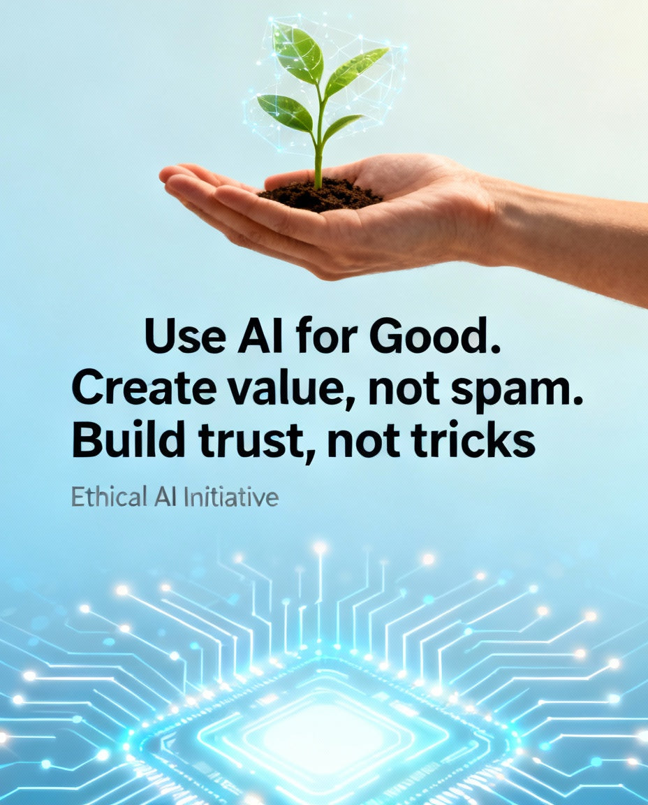 Blog - Use AI for Good: Create Value, Avoid Spam, and Build Trust Online
