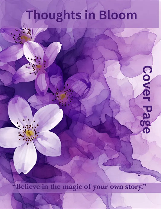 Thoughts In Bloom Journal - TEMPLATE ONLY