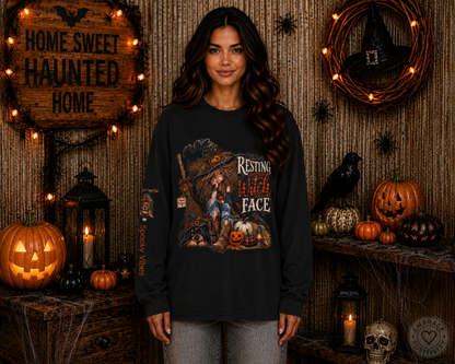 Resting Witch Face Long Sleeve Tee