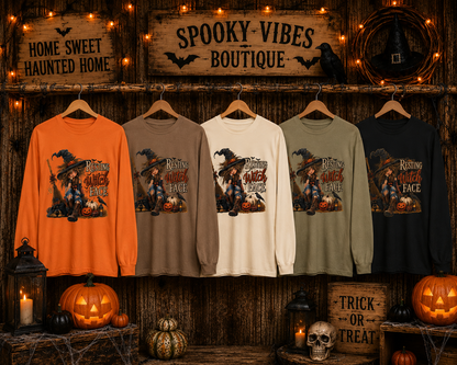 Resting Witch Face Long Sleeve Tee