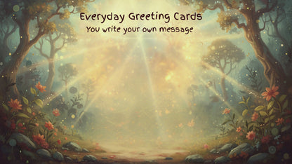 Vagabon Girl - Set of 10 Everyday Greeting Cards - Downloable