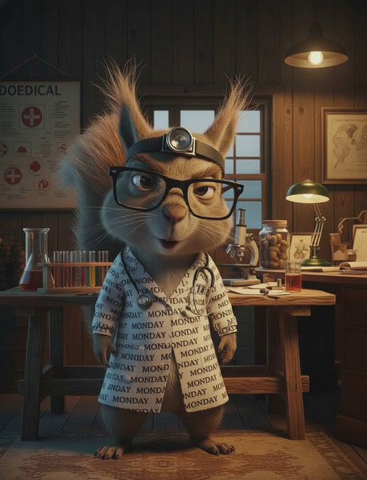 Positive Vibes - Sassy Squirrel Monday Affirmation for Confidence, Clarity & a Fierce Start to the Week