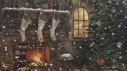 Get Ready for a Rustic Snowman Christmas! Digital Christmas Cards